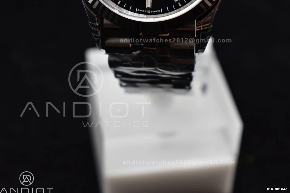 Best Bracelet 36 Jubilee 417 Steel Stick 126234 Black VSF Bright 1:1 on SS DateJust VS Dial Edition 904L 0118